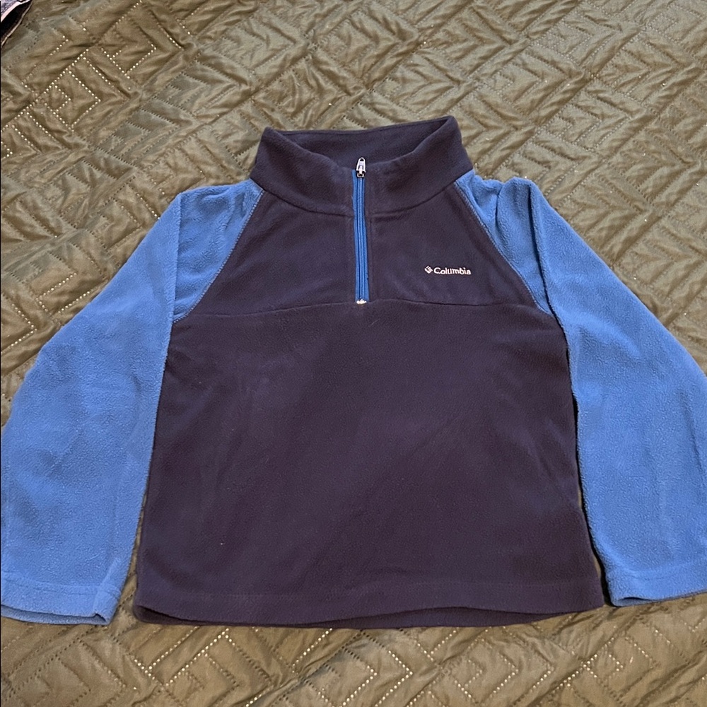 Kids Columbia Two-Tone Fleece Pullover